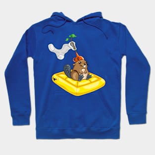 This beaver seems to be dumb Hoodie